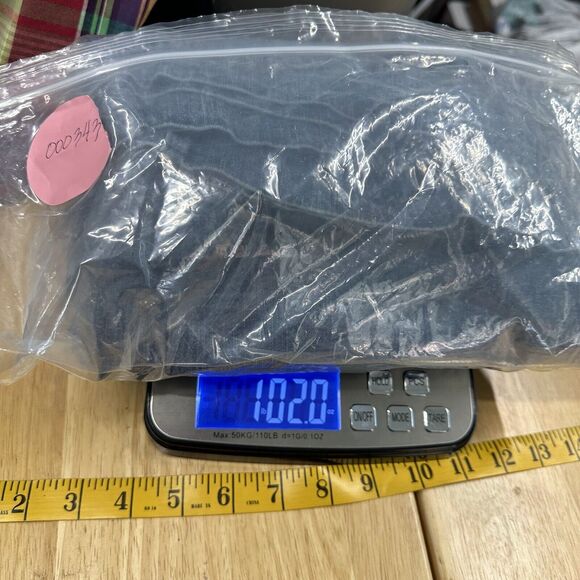 Ethyl Vintage Y2K‎ Long Modest WESTERN Denim Maxi Skirt Size 10 Grunge Chambray - Picture 7 of 7